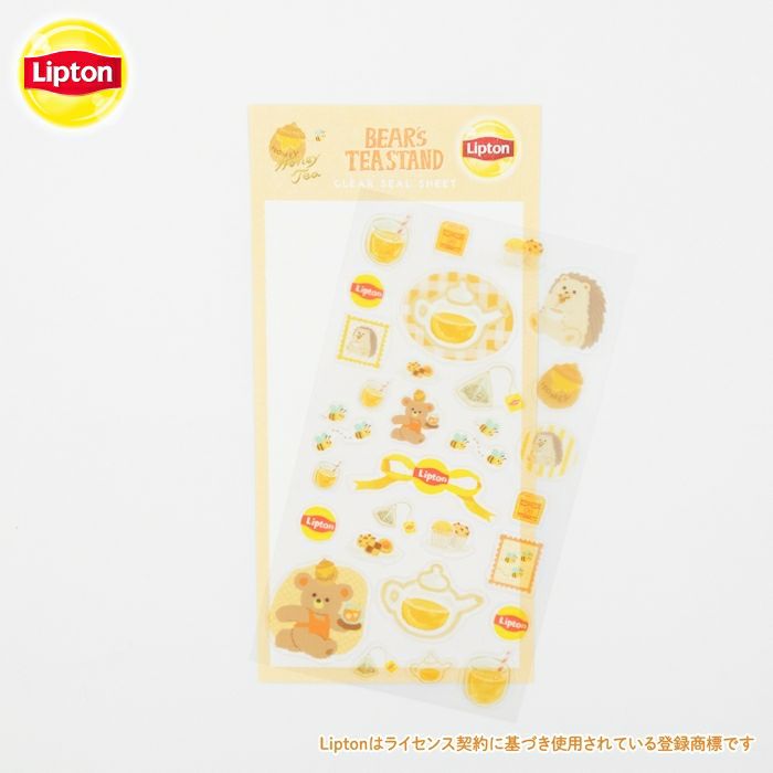 透明ｼｰﾙｼｰﾄ ﾊﾆｰﾃｨｰ ﾘﾌﾟﾄﾝ