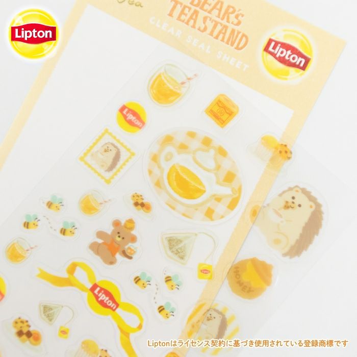 透明ｼｰﾙｼｰﾄ ﾊﾆｰﾃｨｰ ﾘﾌﾟﾄﾝ