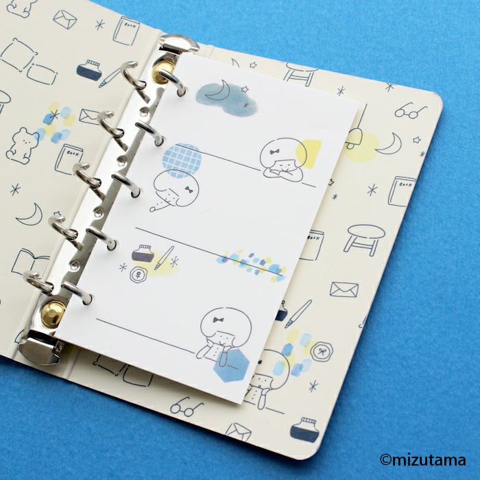 fufufu手帳 ﾊﾞｲﾝﾀﾞｰM5 kokoromoyou しーん | 古川紙工公式