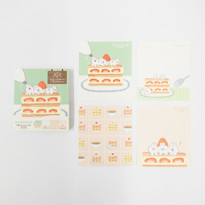 ﾒﾓﾊﾟｯﾄﾞ ｳｻｷﾞ お菓子などうぶつ工房 | 古川紙工公式オンライン