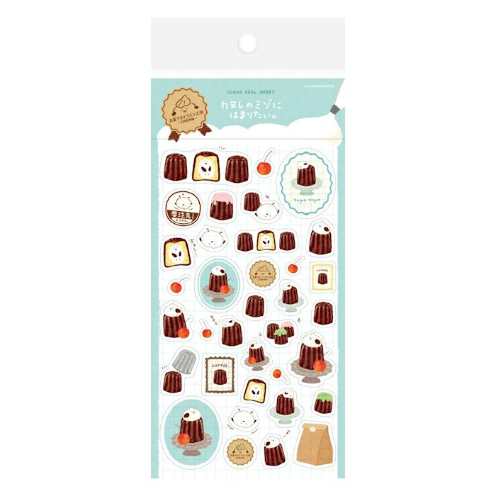 透明ｼｰﾙｼｰﾄ ﾄﾘ お菓子などうぶつ工房