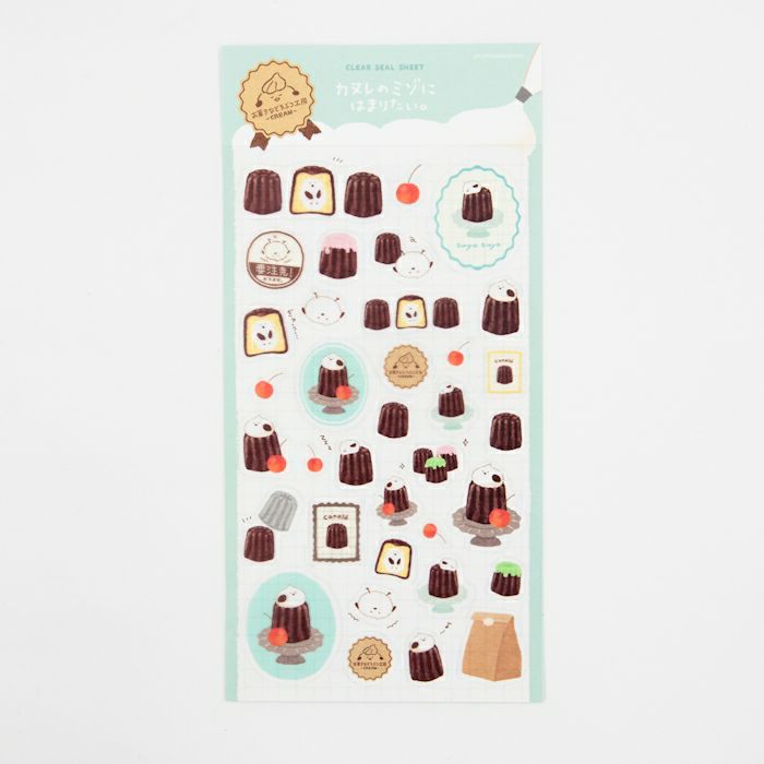 透明ｼｰﾙｼｰﾄ ﾄﾘ お菓子などうぶつ工房