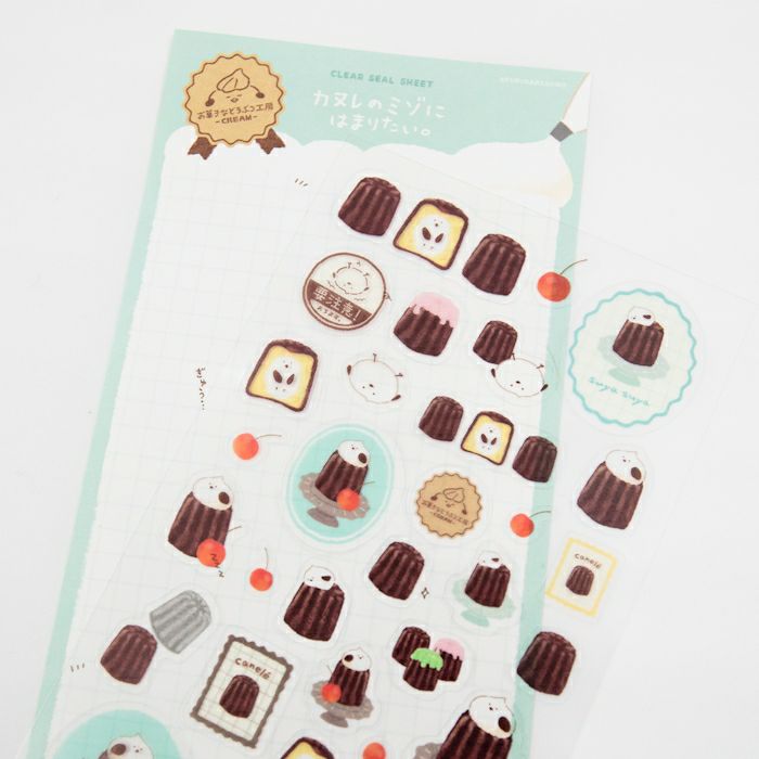 透明ｼｰﾙｼｰﾄ ﾄﾘ お菓子などうぶつ工房