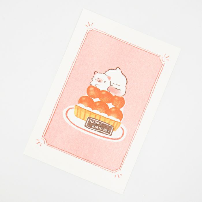 ﾚﾄﾛ印刷ﾎﾟｽﾄｶｰﾄﾞ ﾈｺ お菓子などうぶつ工房