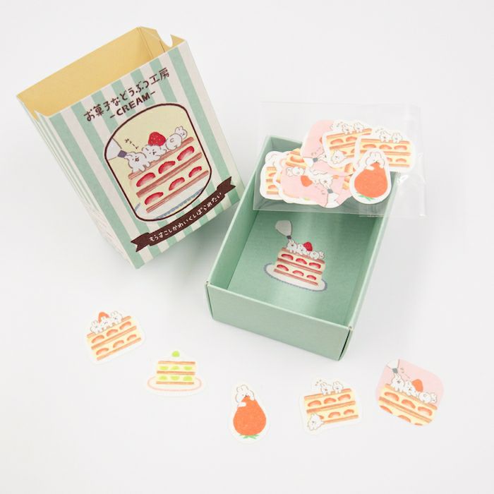 箱入りﾌﾚｰｸｼｰﾙ ｳｻｷﾞ お菓子などうぶつ工房