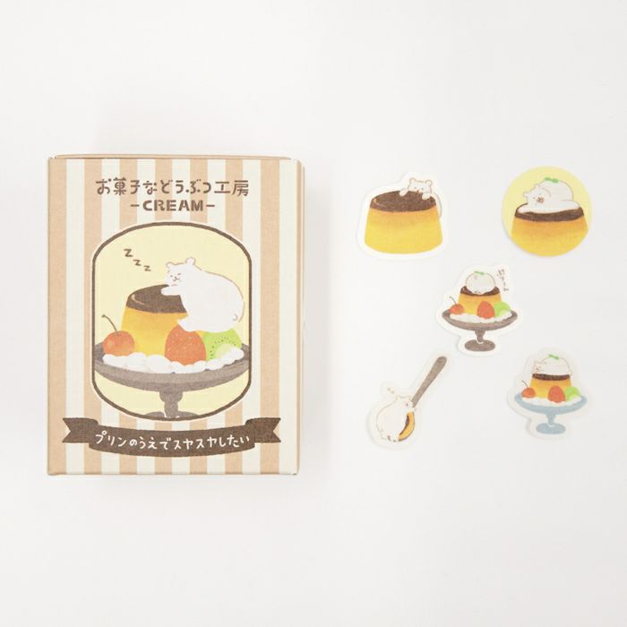 箱入りﾌﾚｰｸｼｰﾙ ｸﾏ お菓子などうぶつ工房