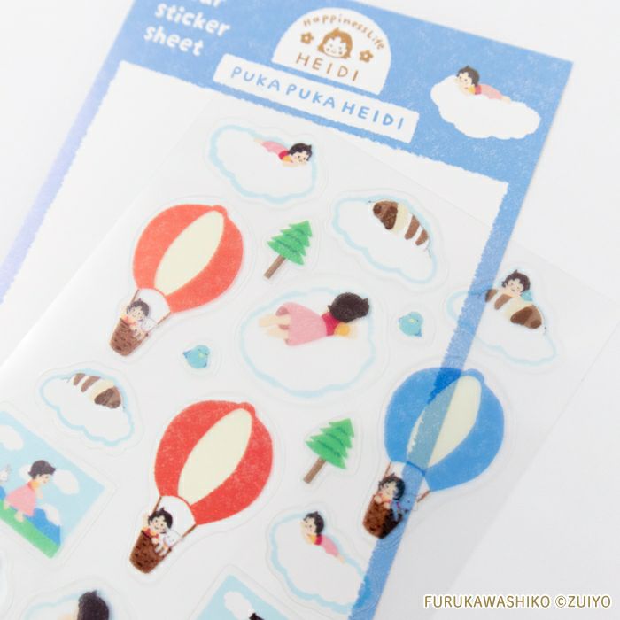 透明ｼｰﾙｼｰﾄ ぷかぷかﾊｲｼﾞ ｱﾙﾌﾟｽの少女ﾊｲｼﾞ