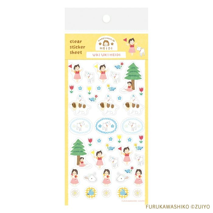 透明ｼｰﾙｼｰﾄ うきうきﾊｲｼﾞ ｱﾙﾌﾟｽの少女ﾊｲｼﾞ