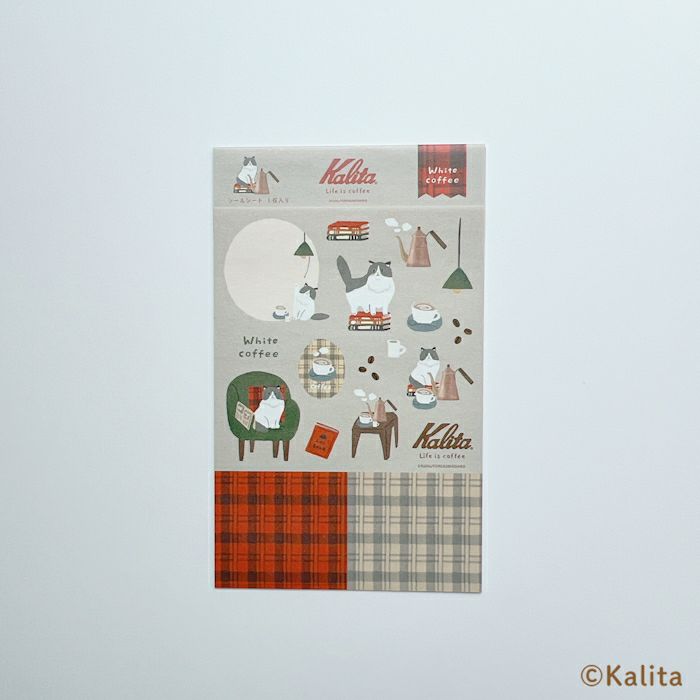 ｵﾝﾗｲﾝ限定 ｼｰﾙｼｰﾄ ｶﾘﾀ Ｗhite coffee