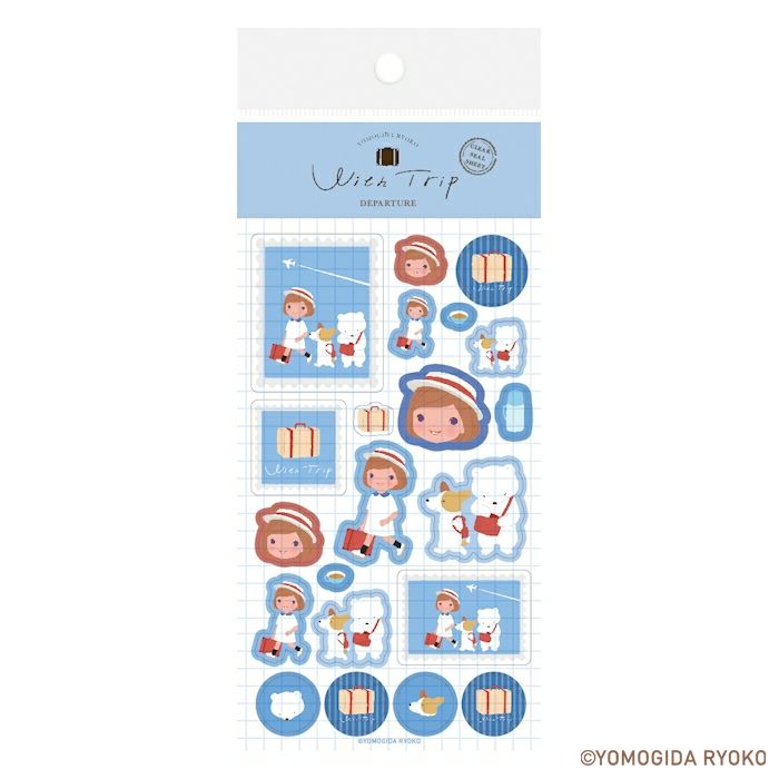 透明ｼｰﾙｼｰﾄ DEPARTURE ﾖﾓｷﾞ田ﾘｮｵｺWithTrip