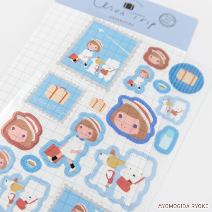 透明ｼｰﾙｼｰﾄ DEPARTURE ﾖﾓｷﾞ田ﾘｮｵｺWithTrip