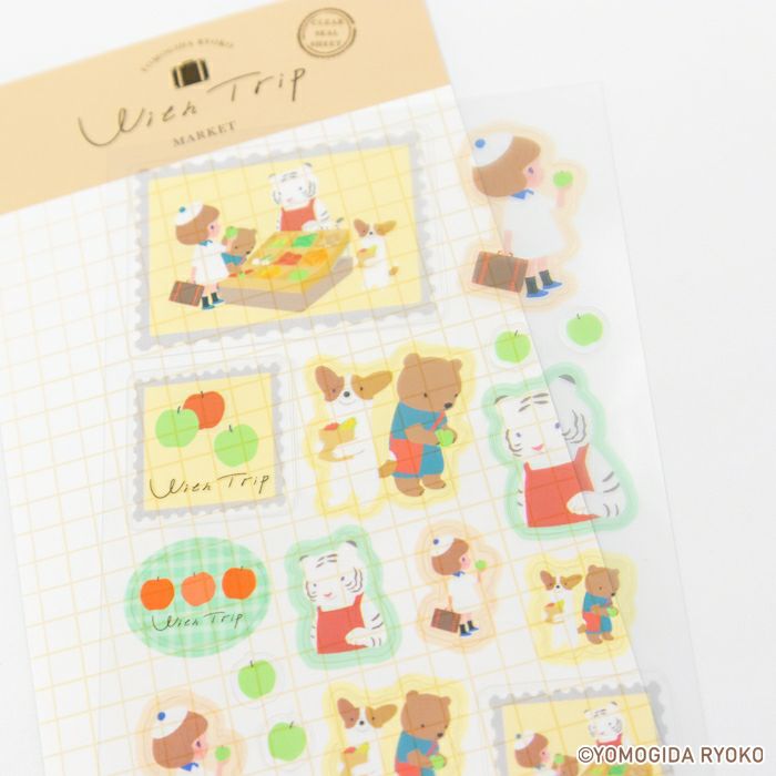 透明ｼｰﾙｼｰﾄ MARKET ﾖﾓｷﾞ田ﾘｮｵｺWithTrip