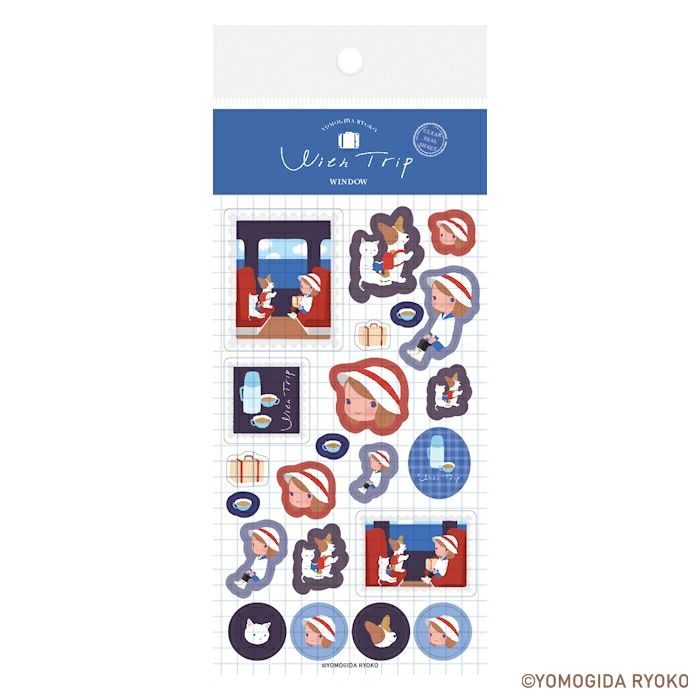 透明ｼｰﾙｼｰﾄ WINDOW ﾖﾓｷﾞ田ﾘｮｵｺWithTrip