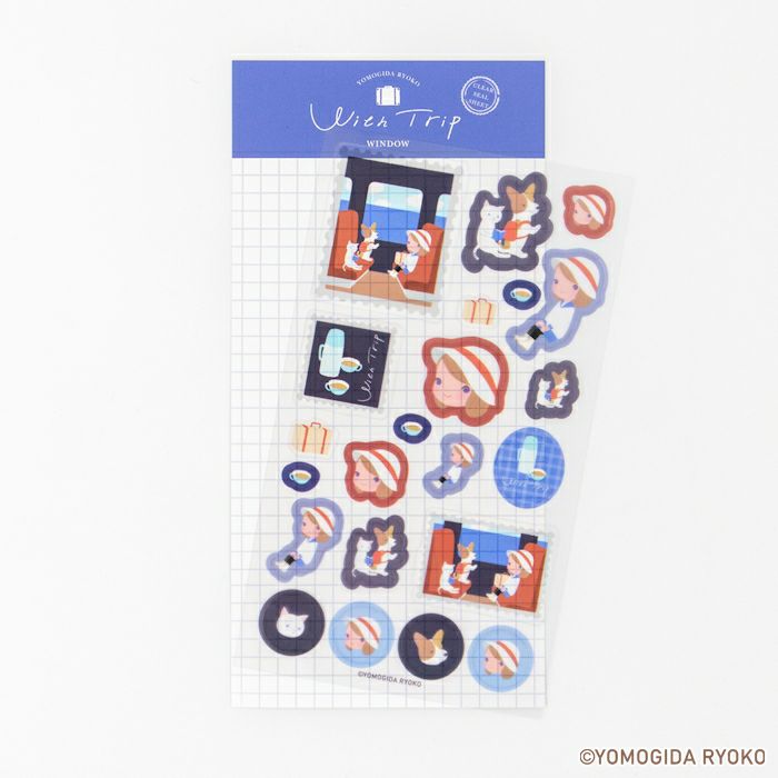 透明ｼｰﾙｼｰﾄ WINDOW ﾖﾓｷﾞ田ﾘｮｵｺWithTrip