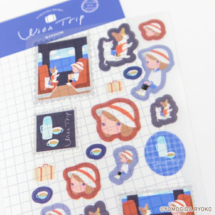 透明ｼｰﾙｼｰﾄ WINDOW ﾖﾓｷﾞ田ﾘｮｵｺWithTrip