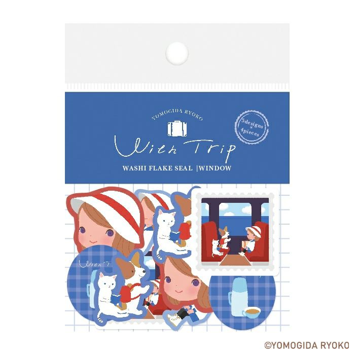 和紙ﾌﾚｰｸｼｰﾙ WINDOW ﾖﾓｷﾞ田ﾘｮｵｺWithTrip