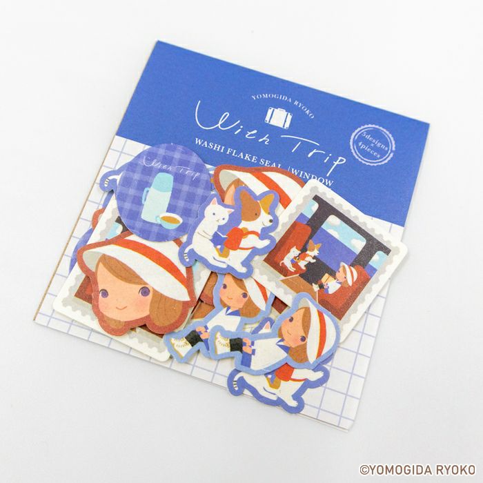 和紙ﾌﾚｰｸｼｰﾙ WINDOW ﾖﾓｷﾞ田ﾘｮｵｺWithTrip