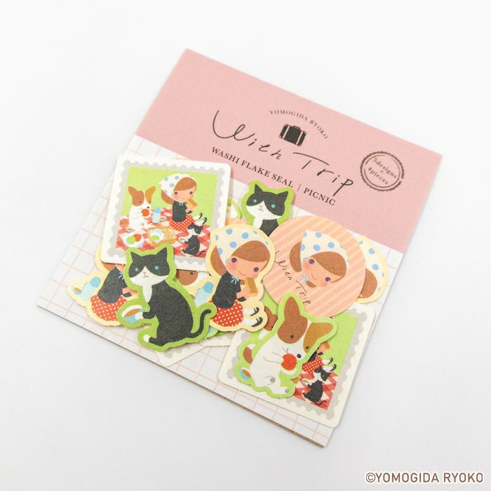 和紙ﾌﾚｰｸｼｰﾙ PICNIC ﾖﾓｷﾞ田ﾘｮｵｺWithTrip