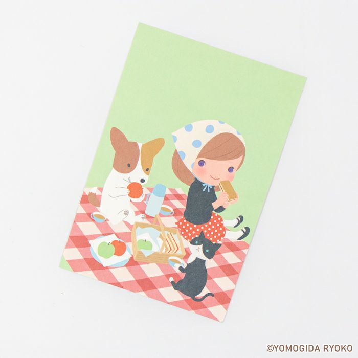 ﾎﾟｽﾄｶｰﾄﾞ PICNIC ﾖﾓｷﾞ田ﾘｮｵｺWithTrip