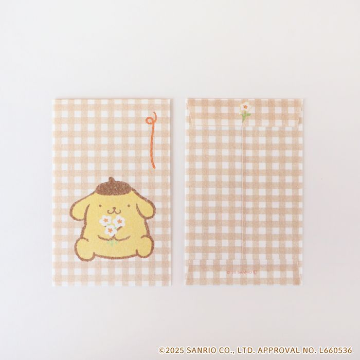 美濃和紙ぽち袋 ﾎﾟﾑﾎﾟﾑﾌﾟﾘﾝ ｻﾝﾘｵ