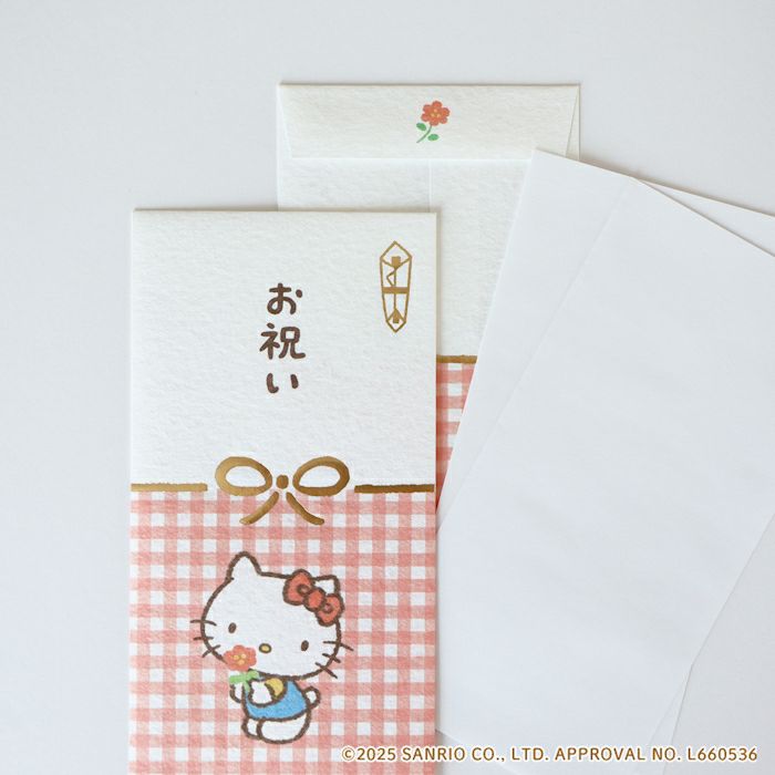 美濃和紙箔のし袋 ﾊﾛｰｷﾃｨ ｻﾝﾘｵ