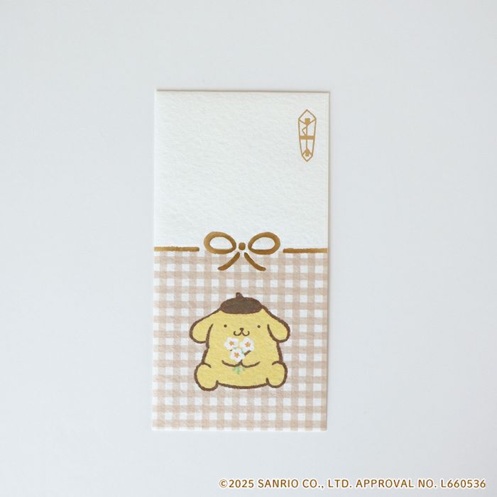 美濃和紙箔のし袋 ﾎﾟﾑﾎﾟﾑﾌﾟﾘﾝ ｻﾝﾘｵ