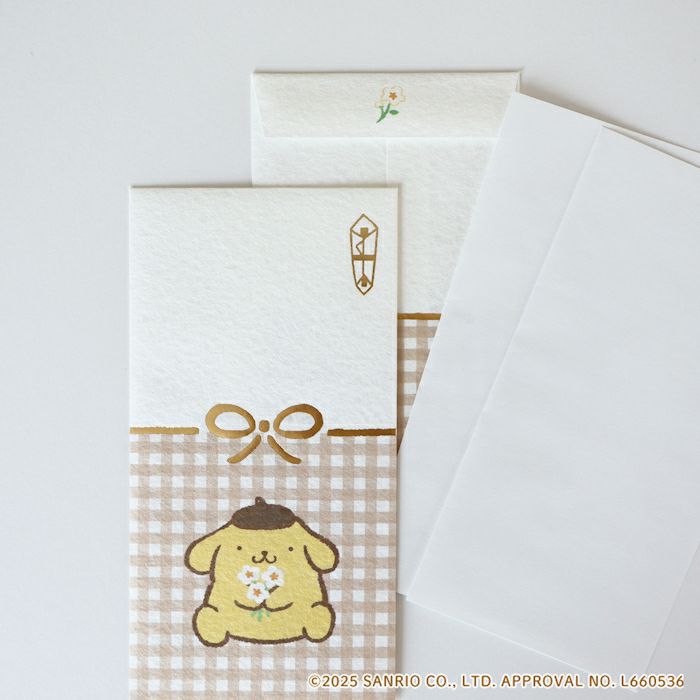 美濃和紙箔のし袋 ﾎﾟﾑﾎﾟﾑﾌﾟﾘﾝ ｻﾝﾘｵ