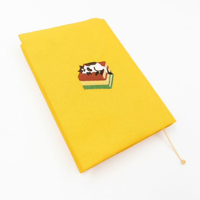 刺繍ﾌﾞｯｸｶﾊﾞｰ 本とねこ HONTOWATASHI | 古川紙工公式オンラインショップ