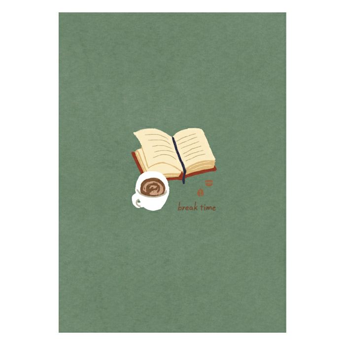 Furukawa Shiko Mino Washi Book Cover - Book and Coffee
