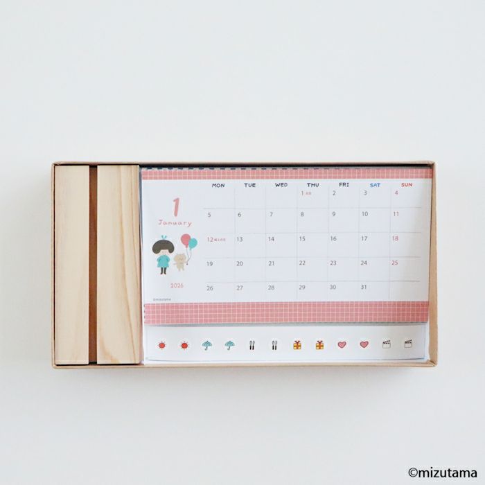 ｵﾝﾗｲﾝ限定 ｶﾚﾝﾀﾞｰ2026  mizutama1