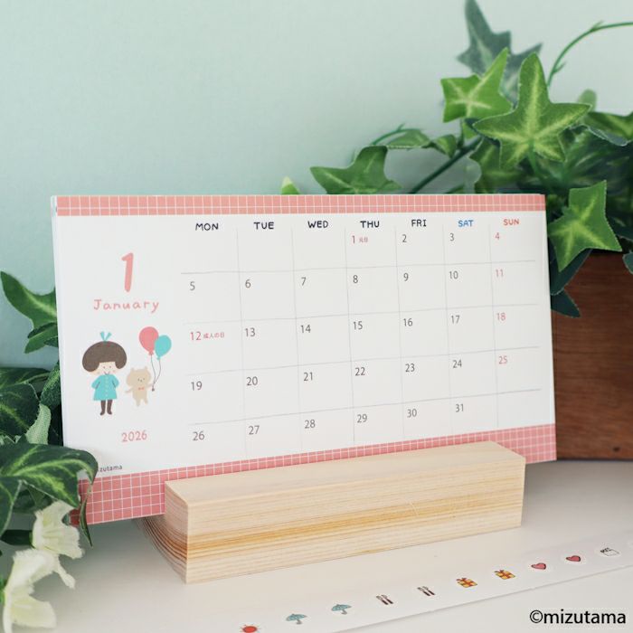 ｵﾝﾗｲﾝ限定 ｶﾚﾝﾀﾞｰ2026  mizutama1