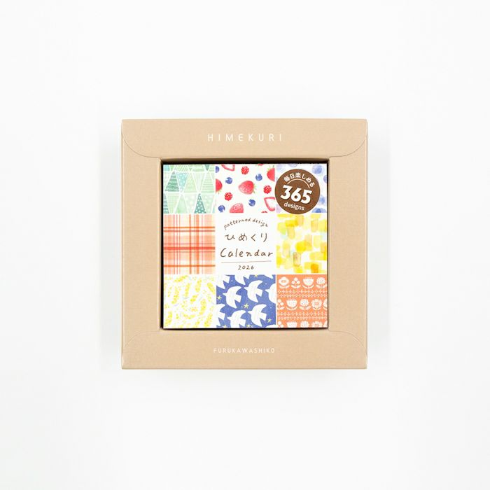 ひめくりｶﾚﾝﾀﾞｰ 総柄 2026