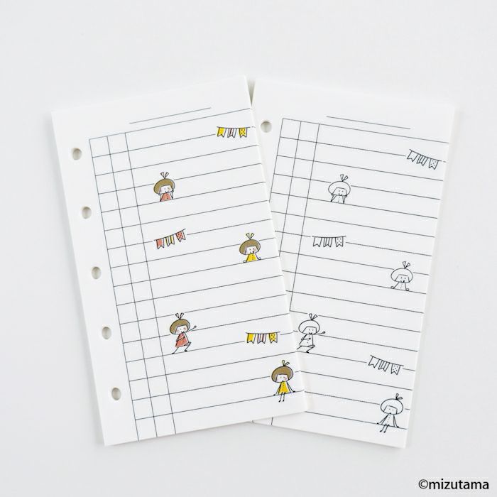 fufufu手帳 ﾘﾌｨﾙM5 ﾏﾝｽﾘｰ  りんちゃん