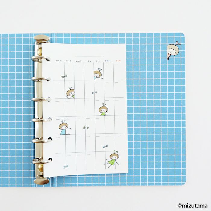 fufufu手帳 ﾘﾌｨﾙM6 ﾏﾝｽﾘｰ  りんちゃん