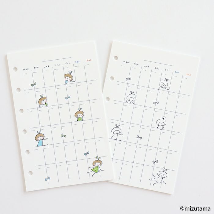 fufufu手帳 ﾘﾌｨﾙM6 ﾏﾝｽﾘｰ  りんちゃん