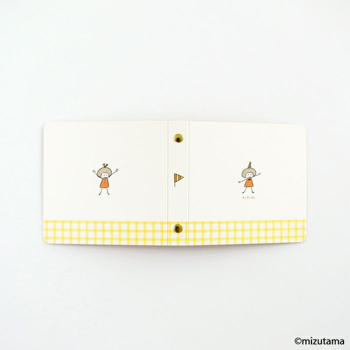 fufufu手帳 ﾊﾞｲﾝﾀﾞｰM5ｽｸｴｱ  りんちゃん