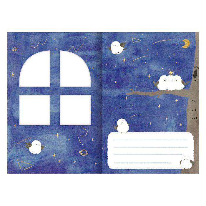 窓あきﾒｯｾｰｼﾞｶｰﾄﾞ 星空ことり