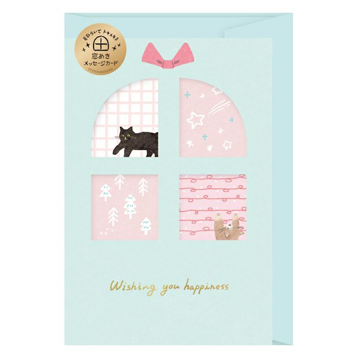 窓あきﾒｯｾｰｼﾞｶｰﾄﾞ ｷﾗｷﾗｷﾞﾌﾄ