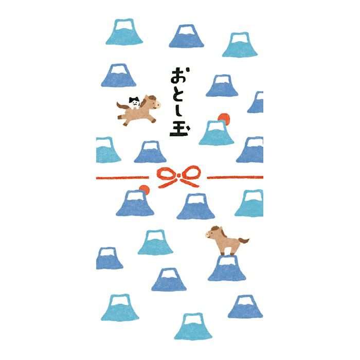 お年玉のし袋M 富士山午