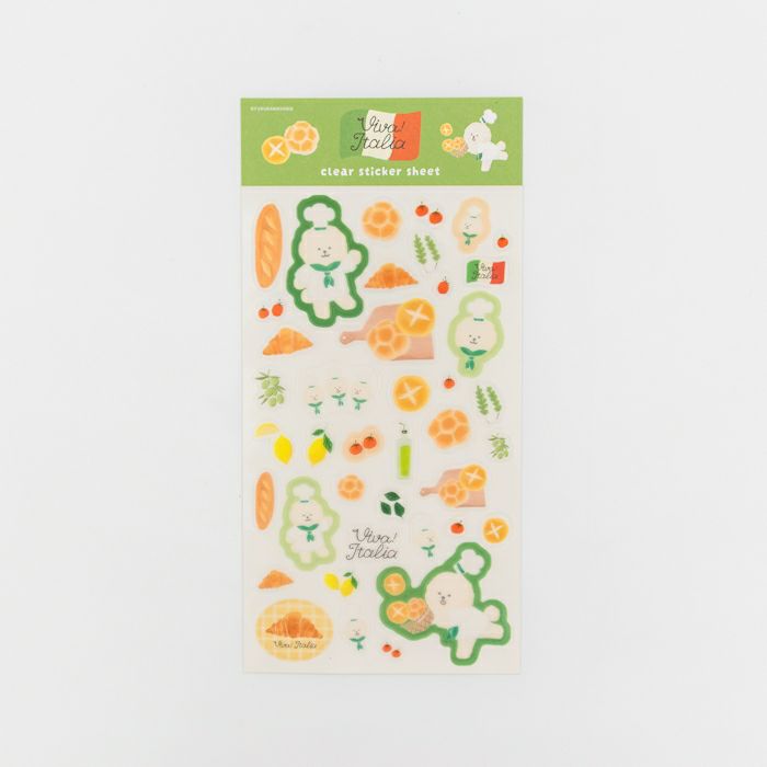 和紙ﾌﾚｰｸｼｰﾙ ﾊﾟﾝわんこ ｲﾀﾘｱ