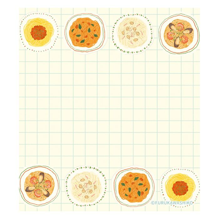 ﾒﾓﾊﾟｯﾄﾞ ﾊﾟｽﾀわんこ ｲﾀﾘｱ