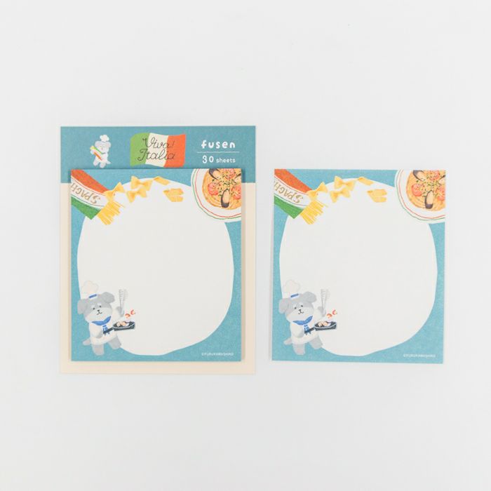 付箋 ﾊﾟｽﾀわんこ ｲﾀﾘｱ