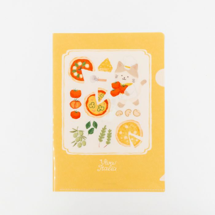 A5ｸﾘｱﾌｧｲﾙ ﾋﾟｻﾞにゃんこ ｲﾀﾘｱ