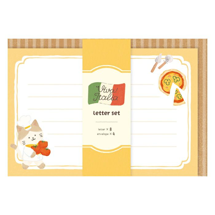 ﾚﾀｰｾｯﾄ ﾋﾟｻﾞにゃんこ ｲﾀﾘｱ