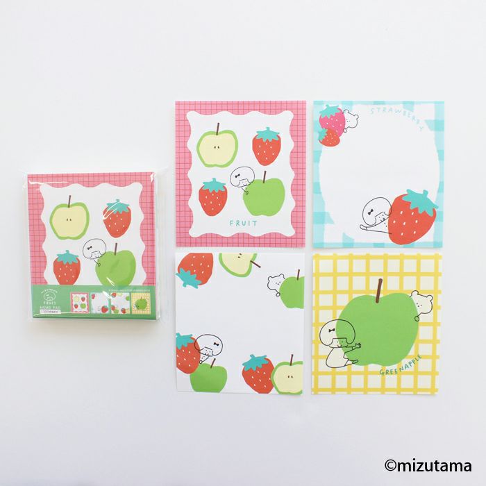 ｵﾝﾗｲﾝ限定 ﾒﾓﾊﾟｯﾄﾞ FRUIT GA×ST