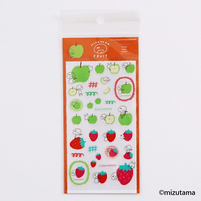 ｵﾝﾗｲﾝ限定 透明ｼｰﾙｼｰﾄ FRUIT GA×ST