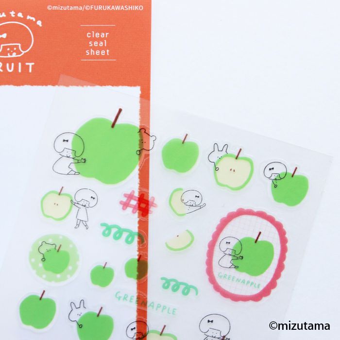 ｵﾝﾗｲﾝ限定 透明ｼｰﾙｼｰﾄ FRUIT GA×ST