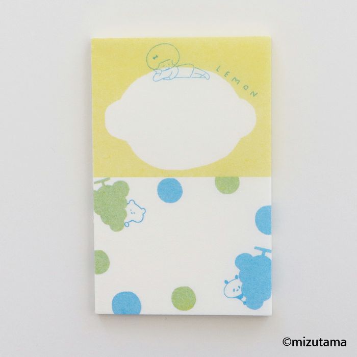 ｵﾝﾗｲﾝ限定 ﾆｺｲﾁmemo FRUIT LEMON×GRAPE