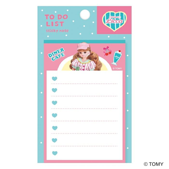 付箋 ﾀﾞｲﾅｰｶﾌｪ ﾘｶちゃん