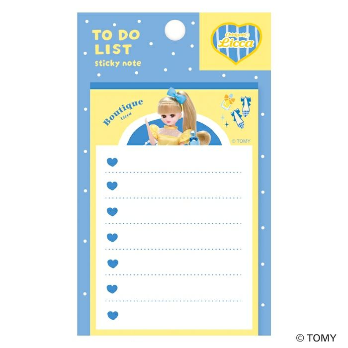 付箋 ﾌﾞﾃｨｯｸ ﾘｶちゃん